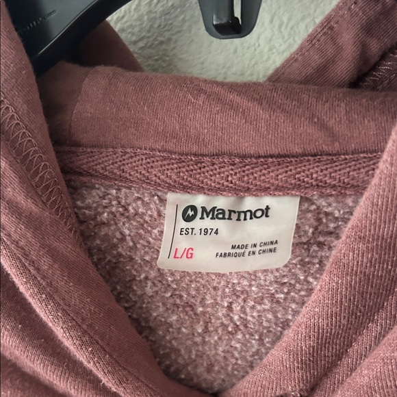 Marmot Women's Maroon Hoodie Sweater Size L - Picture 3 of 5